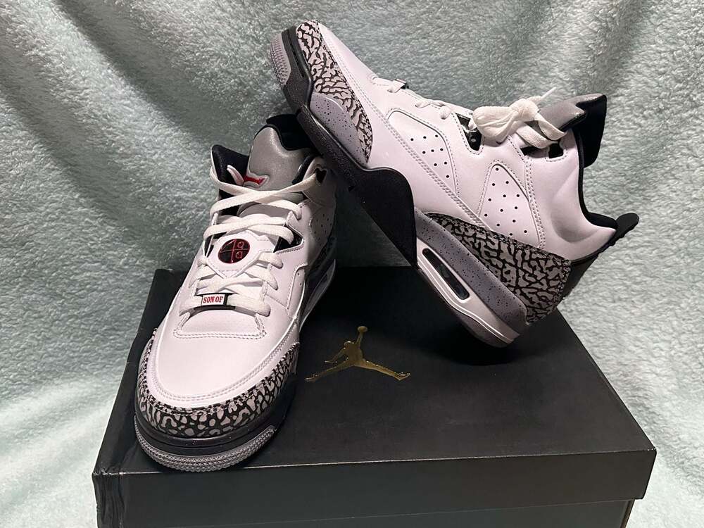 Jordan Son of Mars Low White Cement Size 10.5